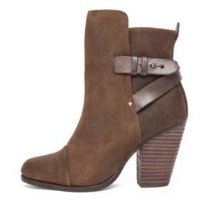 Rag & Bone Kinsey Waxed Suede Boots